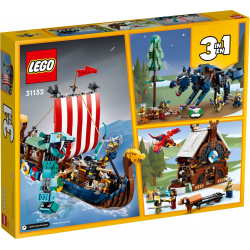 Klocki LEGO 31132 Statek wikingów i wąż z Midgardu CREATOR